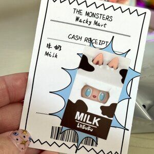 Pop Mart Labubu “Milk” – The Monsters Wacky Mart Series – NIB